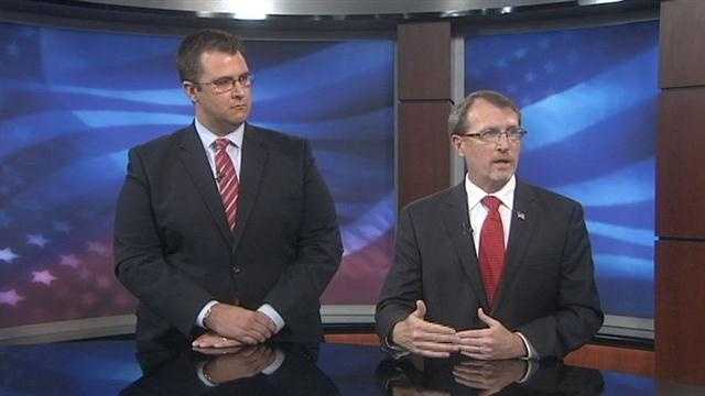 The two men who hope to be the top prosecutor in Brevard and Seminole counties faced off today in a debate.