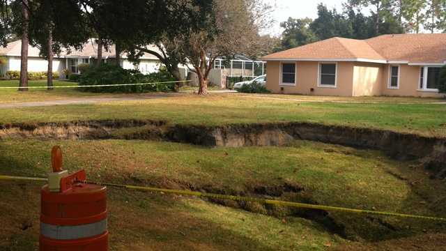 Photos: 50-foot sinkhole opens up in Windermere