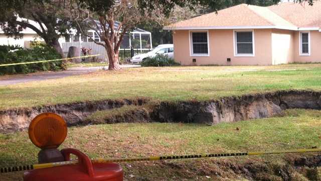 Photos: 50-foot sinkhole opens up in Windermere