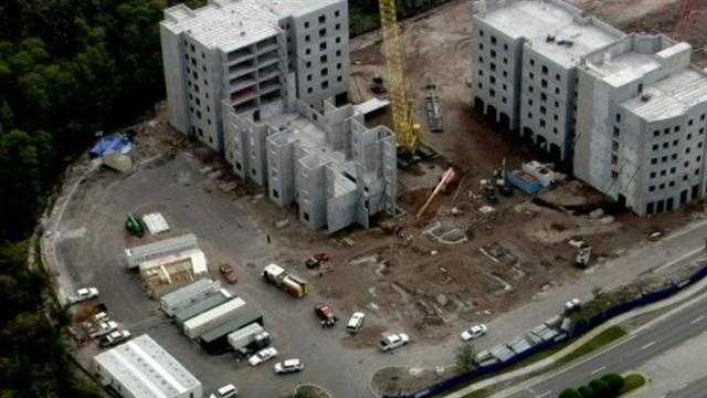 Oak Ridge Concrete Fall Images: 4 taken to hospital after concrete slab falls