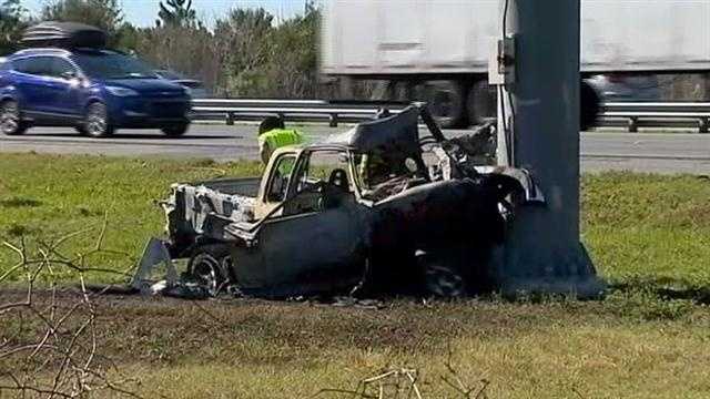 A woman lost her life in a crash along northbound Interstate 95 in Ormond Beach early Friday.
