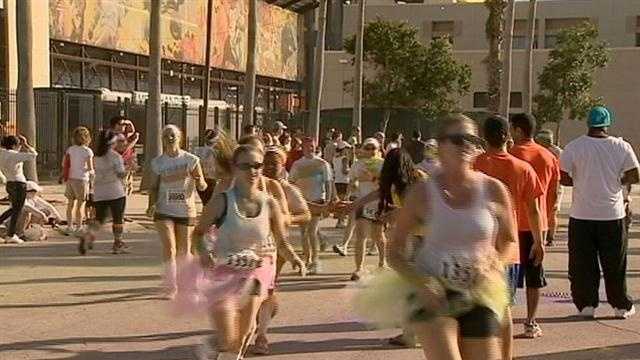 The Color Run takes to Orlando's streetss and benefits the Second Harvest Food Bank of Central Florida.