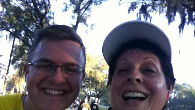 Images: WESH 2's Michelle Meredith, Eric Burris run 5.2K