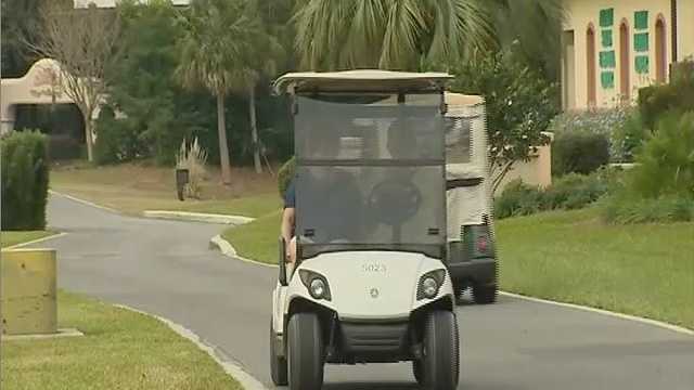 Golf cart batteries could cause deadly fumes, fire