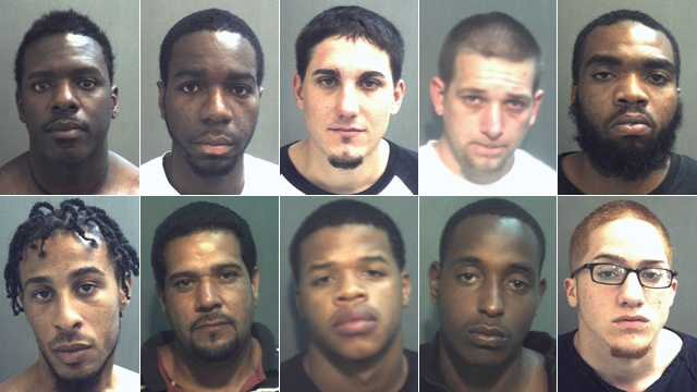 These 10 suspects are accused of violating their home confinement in Orange County during February. See their names and original charges.