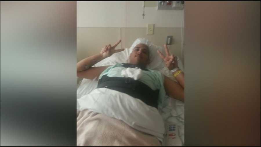 A man who was shot in a drive-by shooting three weeks ago in Sanford is still in rehab and dealing with paralysis.