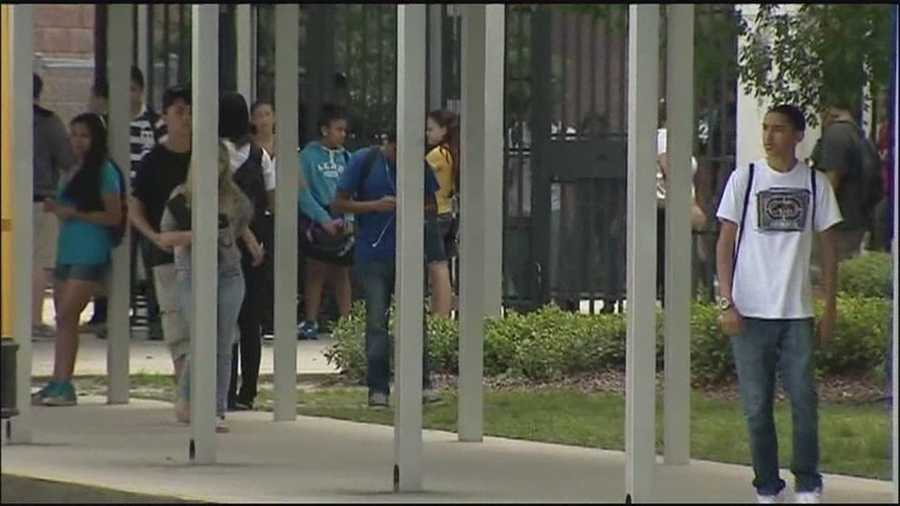 One school district is mulling over adding random security screenings for students for the 2013-2014 school year.