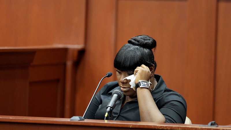 Witness Rachel Jeantel gives her testimony to the prosecution during George Zimmerman's trial in Seminole circuit court in Sanford, Fla. Wednesday, June 26, 2013. Zimmerman has been charged with second-degree murder for the 2012 shooting death of Trayvon Martin. (Jacob Langston/Orlando Sentinel)