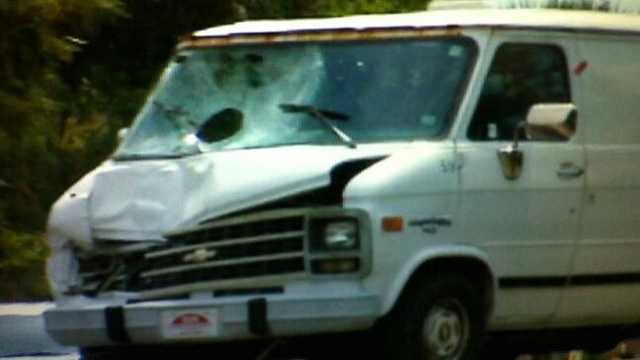 This is the van police believe was involved in a fatal hit and run.
