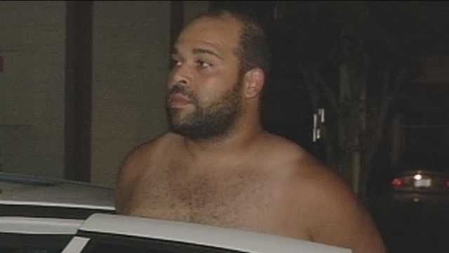 Man accused of pushing deputy down during traffic stop