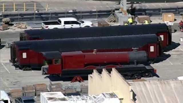 All aboard! Chopper 2 has spotted Hogwarts Express at Universal Studios.