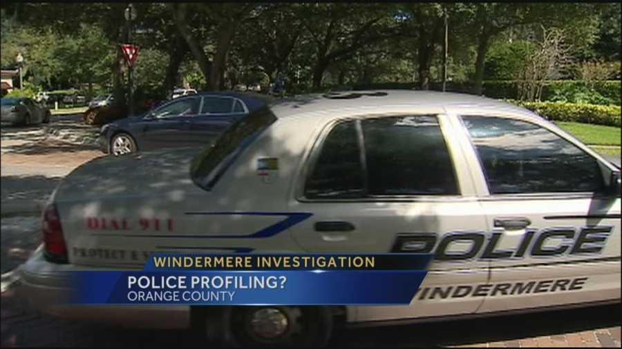 Windermere police under investigation of profiling minority drivers in traffic stops.