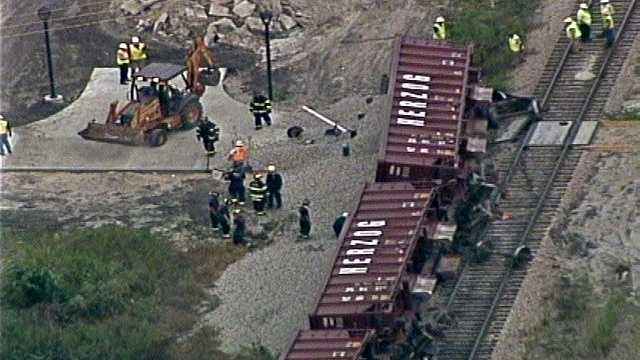 Images: Train derailment at SunRail station kills 1