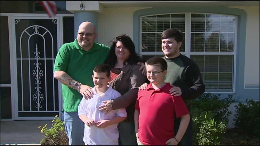 United States Army veteran gets new home.