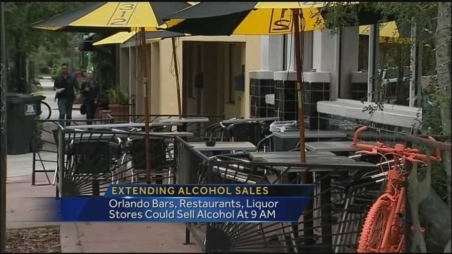 Should Orlando allow residents to purchase alcohol earlier on Sunday?