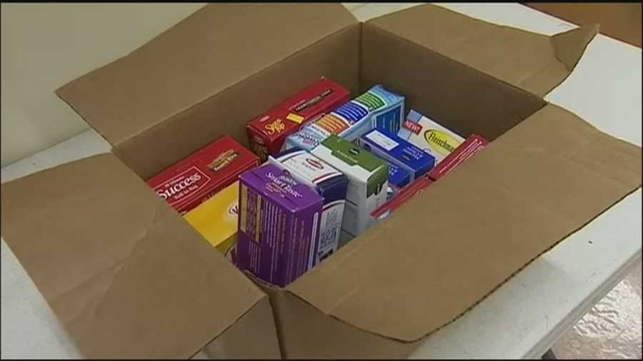 Two men give back to Second Harvest Food Bank and to a church that helped them out before.