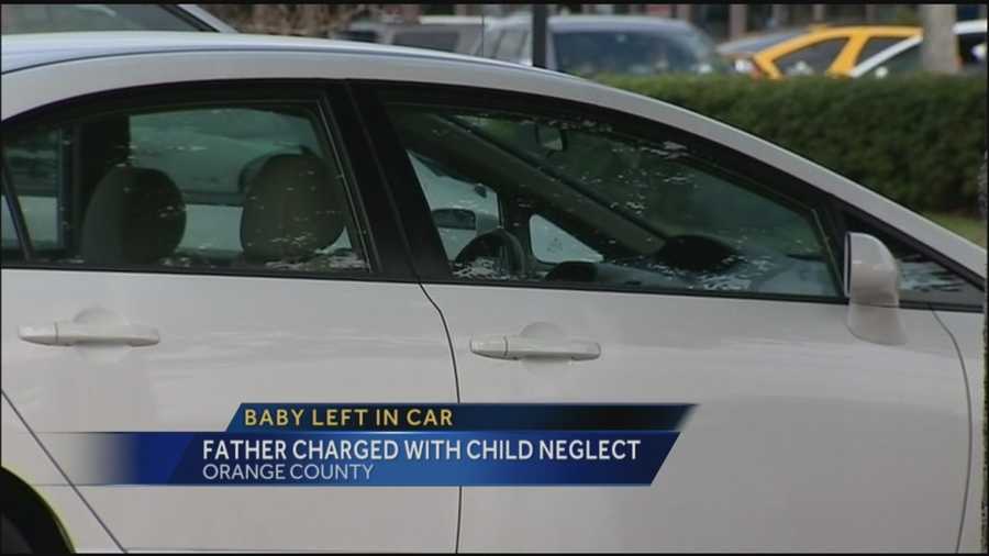 Police say father left baby in car