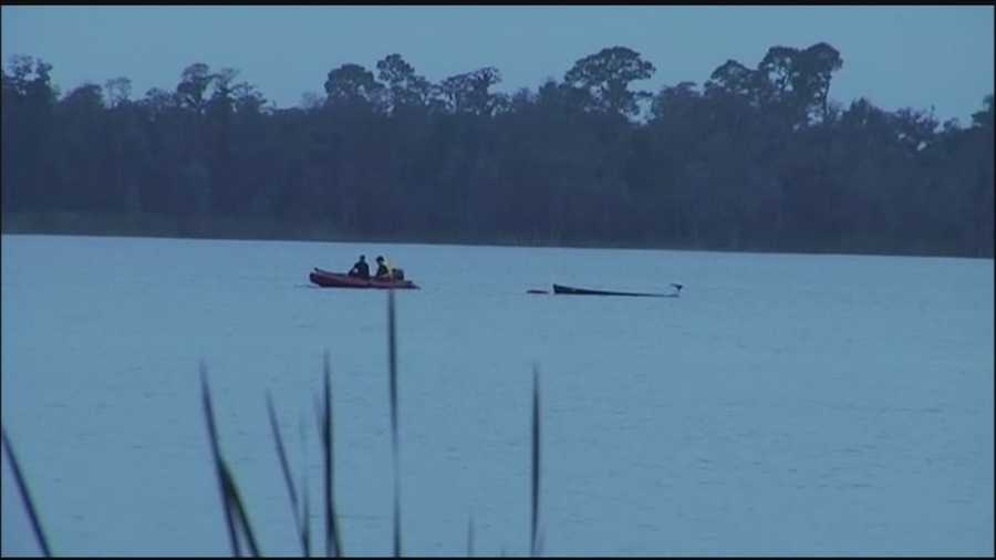 A woman is missing after her canoe capsized on Saturday while fishing on Lake Pickett.
