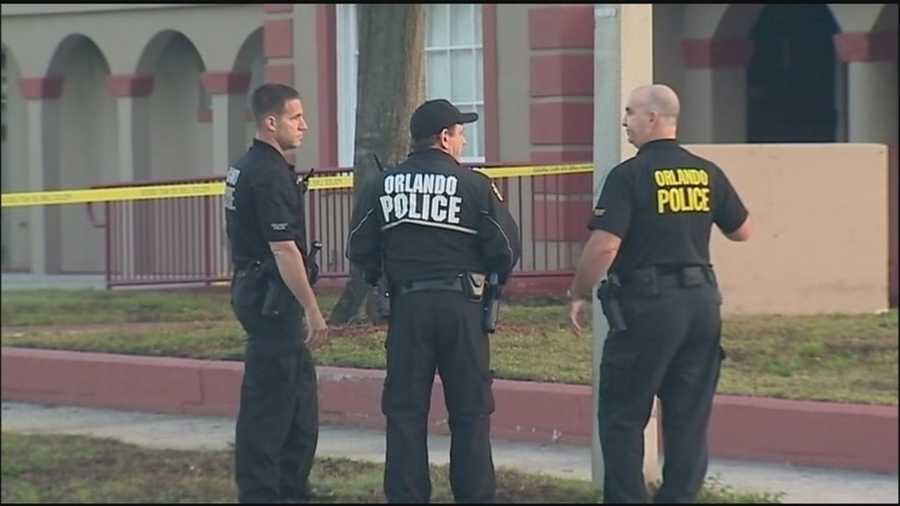 A woman was found shot multiple times in downtown Orlando on Wednesday.