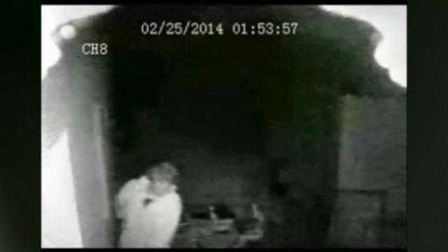 Caught on camera: Thief breaks into home with couple sleeping nearby