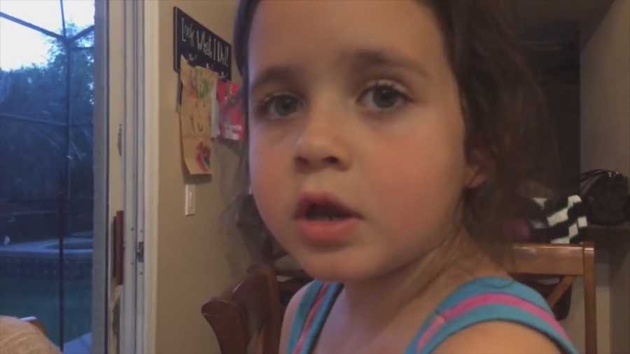 The parents of a 5-year-old Oviedo student claim she was told to stop praying at Carillon Elementary School, but the school calls the claim bogus.