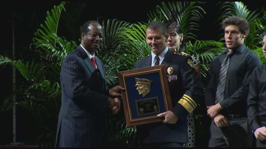 John Mina, who was sworn in as the new chief of the Orlando Police Department, has been on the force for 23 years.