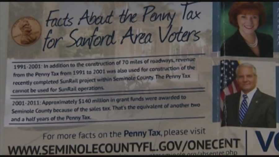 A week from today Seminole County voters will decide whether or not to increase the sales tax, but some are taking issue with the way the county is encouraging residents to get out and vote.