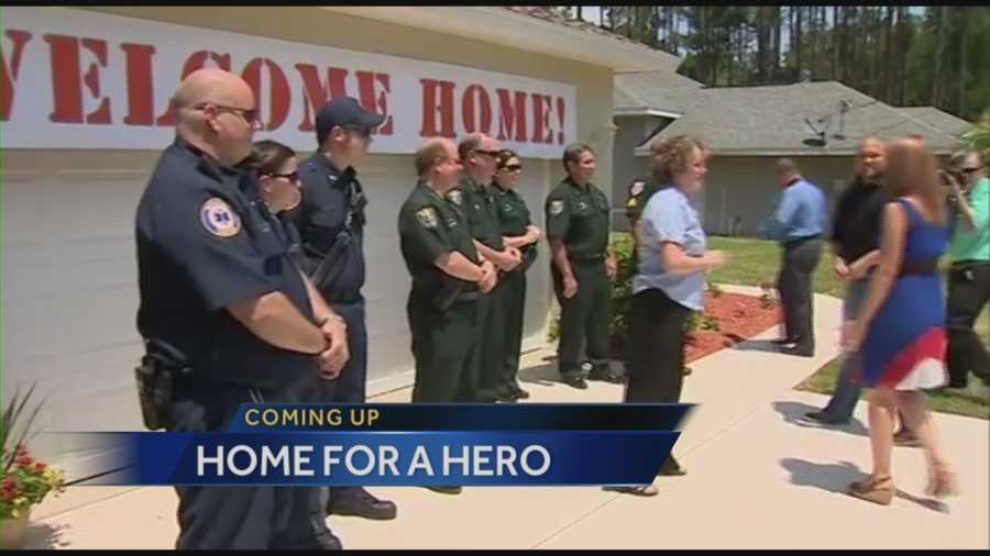 Building Homes for Heroes gave one Flagler County veteran a new home for his family on Thursday.