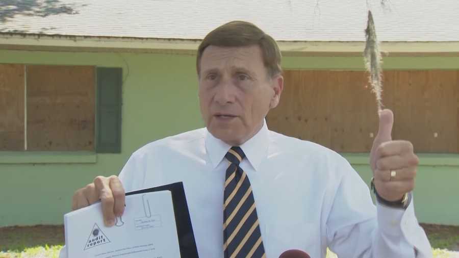 Rep. John Mica is outraged and expressed it publicly Friday morning in Sanford over the Department of Justice's decision not to pursue a criminal referral from HUD based on an audit from 4 years ago.