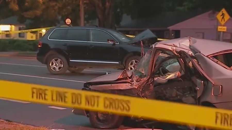 The search is on for a driver who caused a hit-and-run crash that killed two people near Pine Hills.