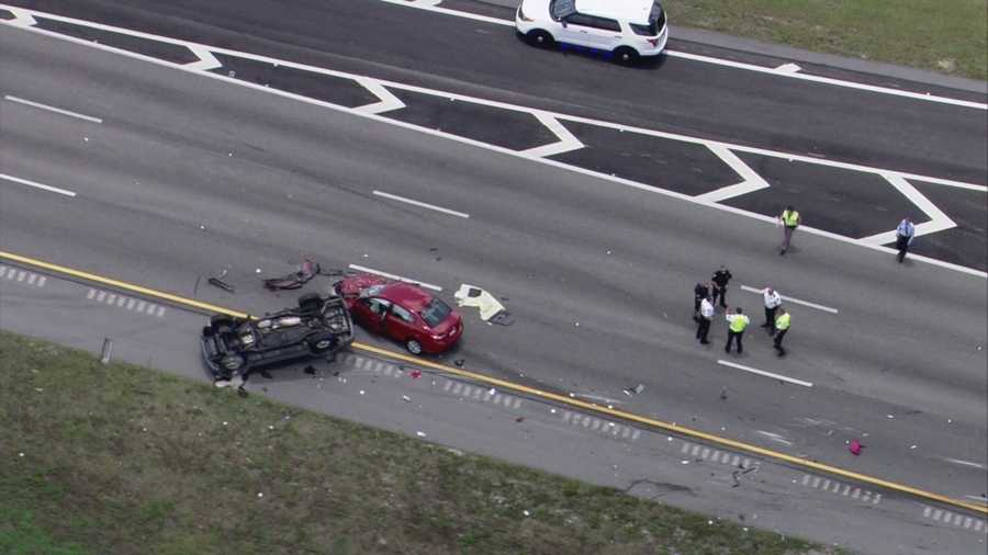Images: Fatal crash closes I-4 west in Seminole County