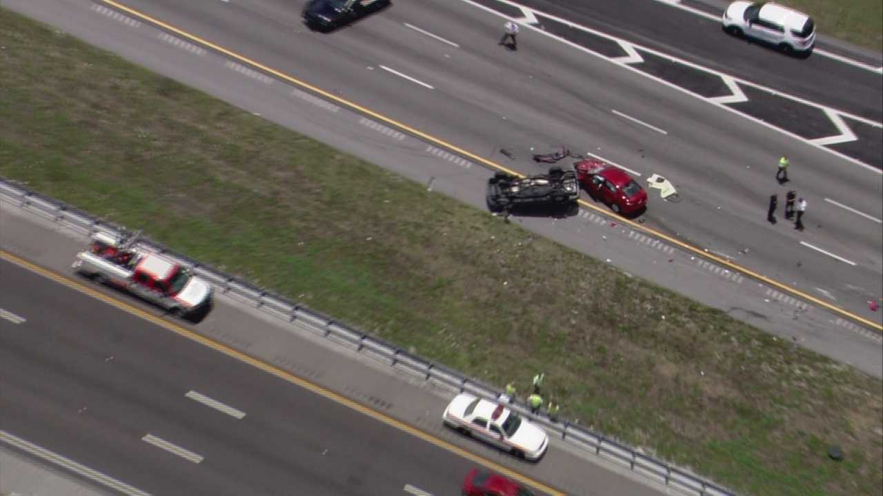 Images: Fatal Crash Closes I-4 West In Seminole County