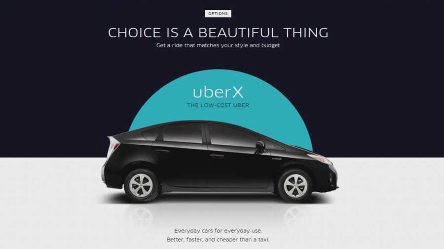 The ride service Uber X launched in Orlando on Wednesday and claimed to be cheaper and faster than a taxi.