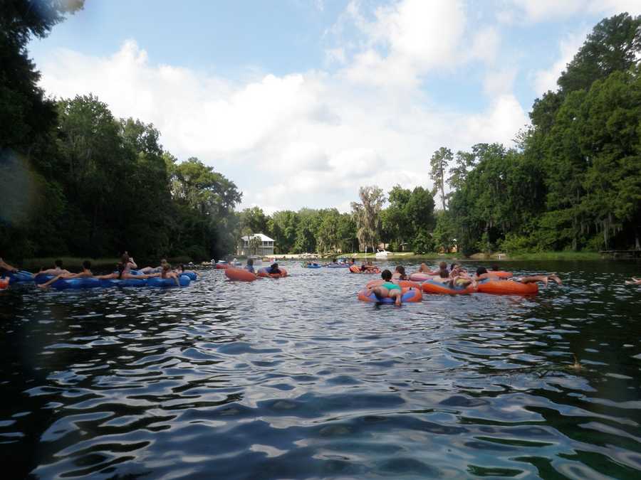 2. Cool off on a hot day by tubing on The Rainbow River. You can either rent a tube from K.P. Hole Park in Dunnellon or bring your own. Park entry fee: $5Tube with Shuttle: $10 per day9435 S.W. 190th Ave Rd., Dunnellon, Fla. 34432