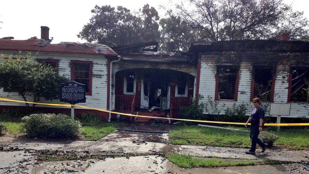 Fire at historic building ruled arson