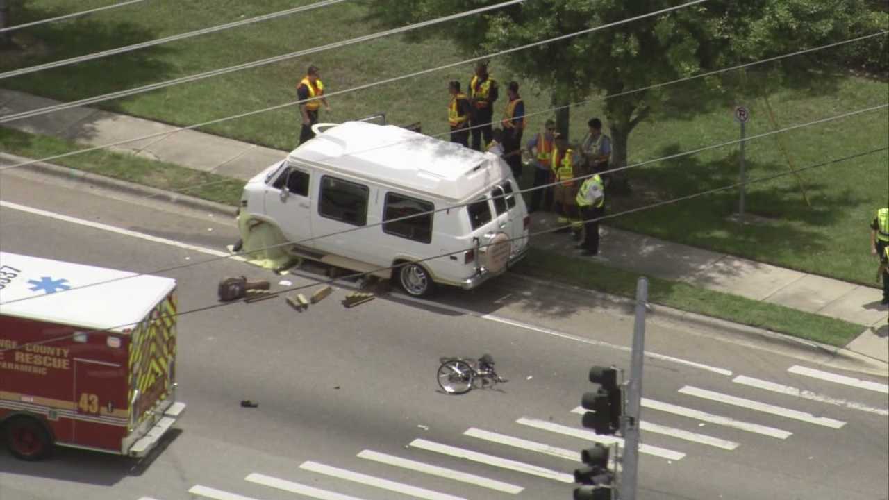 Photos: Troopers Say Driver Of Van Hits, Kills Bicyclist