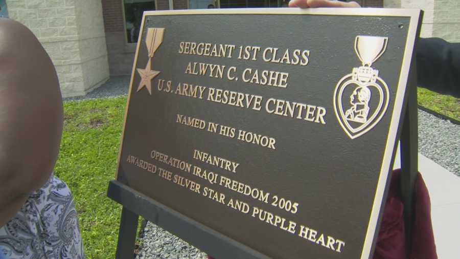 A local army sergeant was honored for an act of courage that cost him his life.