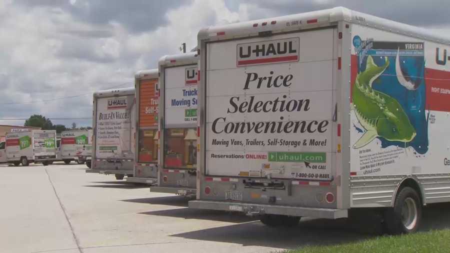 Thirty-three catalytic converters were stolen from trucks at U-Haul locations in east Orange County this weekend, authorities said.