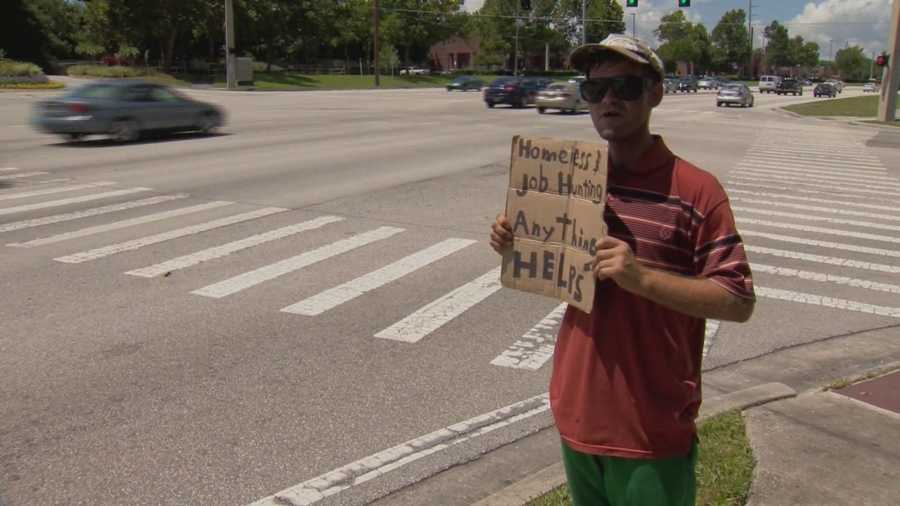 Longwood police said the city's anti-panhandling ordinance has dramatically cut the number of people walking in traffic to ask for and collect money.