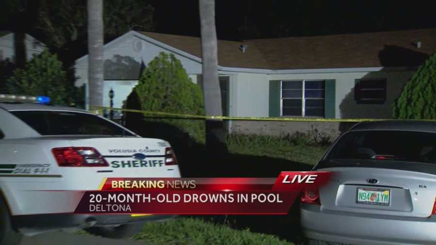 A 20-month-old child drowned in a Deltona pool on Monday night,