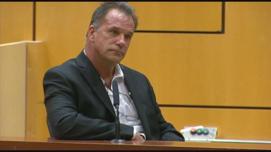 The former mayor of the Brevard County town of Indialantic is testifying Friday in his former wife's trial.
