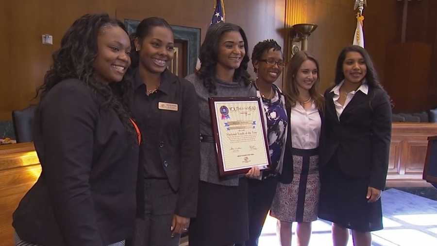 Maryah Sullivan, was named the 2014-15 National Youth of the Year Wednesday morning at a Congressional Breakfast in Washington, D.C.