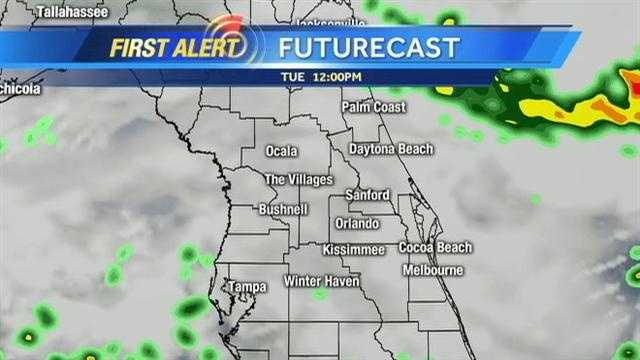 Hour-by-hour timeline: Heavy rain passes through Central Florida