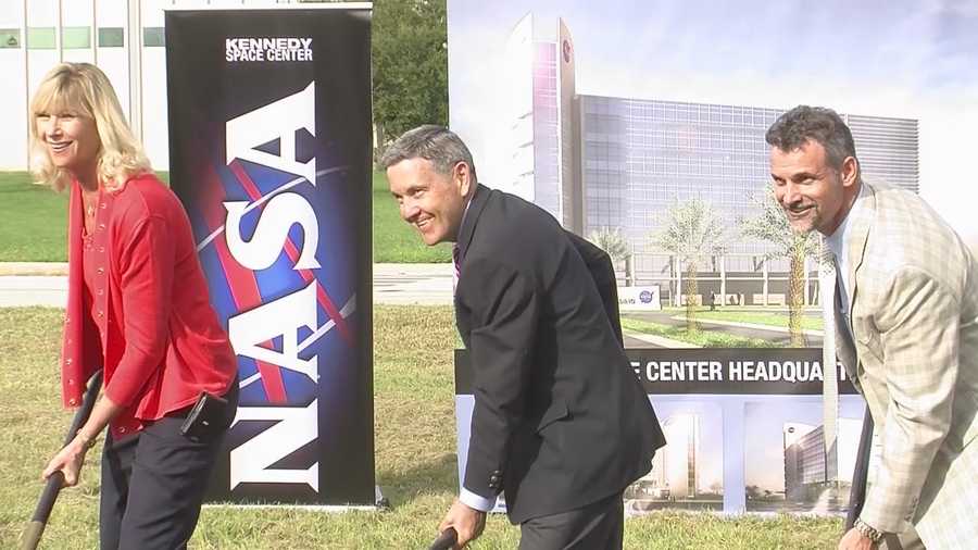 NASA officials have broken ground on a new headquarters building at Kennedy Space Center, which is part of multibillion dollar expansion for Florida’s Space Coast.