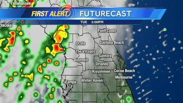 Hour-by-Hour Timeline: Severe storms pass through Central Florida