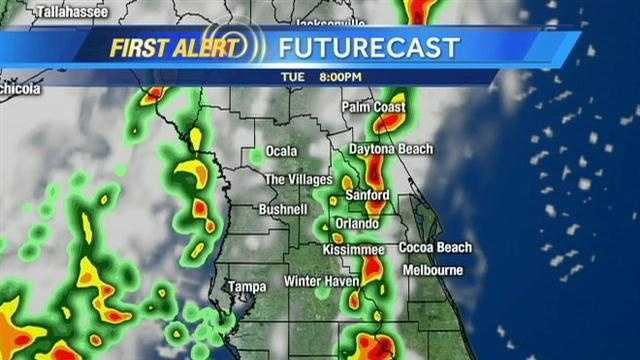 Hour-by-Hour Timeline: Severe storms pass through Central Florida