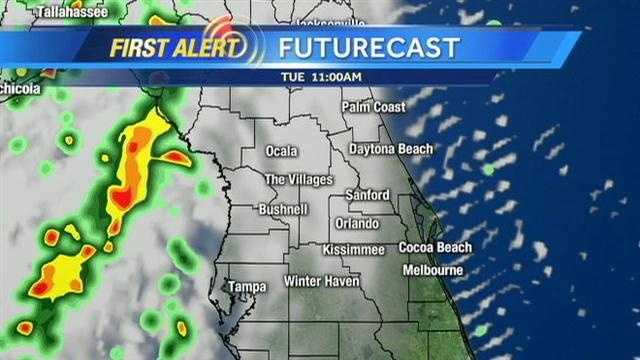 Hour-by-Hour Timeline: Severe storms pass through Central Florida