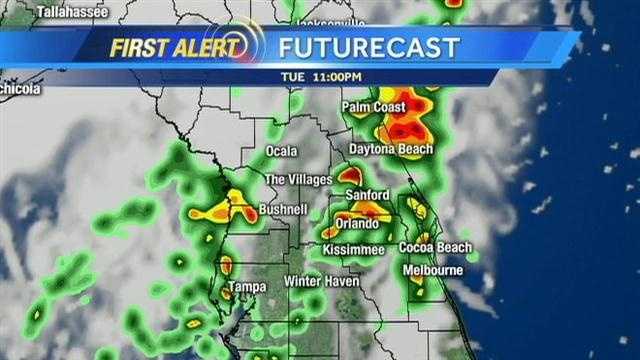 Hour-by-Hour Timeline: Severe storms pass through Central Florida