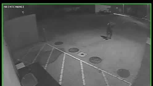 Investigators said surveillance video captured the moment a bus was stolen from Father Lopez Catholic High School in Daytona Beach.