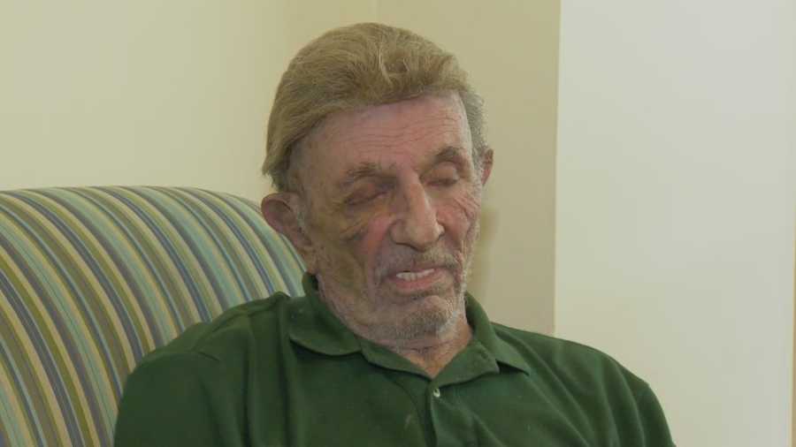 An elderly victim in Daytona Beach was choked by a man who forced his way into an apartment, stole money and then fled.